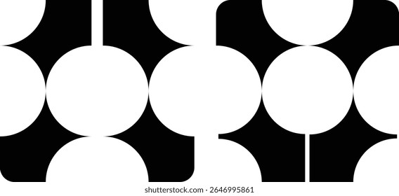 Abstractas diseño de patrón geométrico en blanco y negro