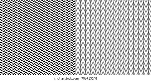 Abstract Black and White Geometric Seamless Patterns 
Eps 10 stock vector illustration 