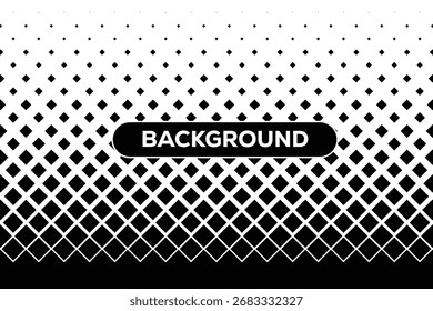 Abstrato preto e branco geométrico quadrado padrão plano de fundo design