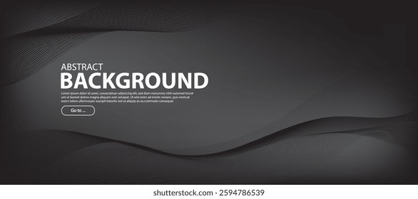Abstract black and white gradient background graphic design technology ai illustration vector background banner poster creative digital dynamic business communication template future digital art