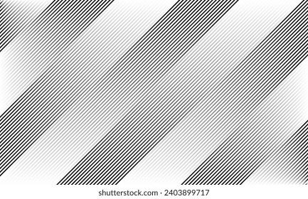 abstract black and white gradient diagonal stripe straight line pattern.