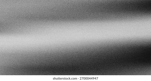 Gradiente preto e branco abstrato, textura granulada, fundo com efeito de vidro, design mínimo para tampa, banner, cartaz, design de fundo de banner de textura de ruído