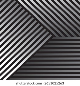 abstrato preto e branco gradiente linha vetor arte, design de fundo incrível.