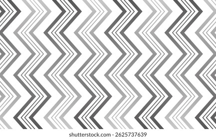 abstrait noir blanc dégradé ligne opposée motif zigzag.
