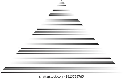 abstract black white gradient opposite line triangular pattern.