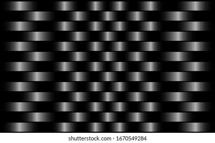  Abstrakt. schwarz, weißer Farbverlauf-Form auf schwarzem Hintergrund. moderner futuristischer Hintergrund. Vektorillustration.