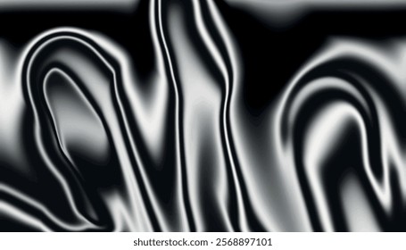 Abstract black and white, gray marble background. Fancy liquid pattern background.