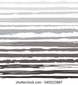 Abstract black and white, gray paint brush and strokes, scribble horizontal lines pattern background