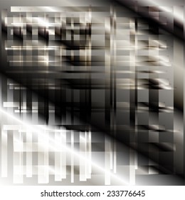 Abstract black and white grid background