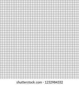 Abstract Black and White Grid Striped Geometric Seamless Pattern - Vector illustration
