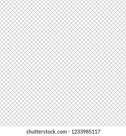 Abstract Black and White Grid Striped Geometric Seamless Pattern - Vector illustration