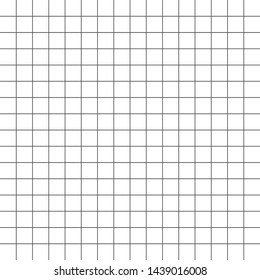 Abstract Black and White Grid Striped Geometric Seamless Pattern - Vector illustration