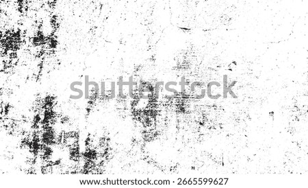 Abstract Black White Gritty Grunge Texture Overlay