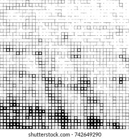 Abstract black and white grunge background vector