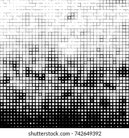 Abstract black and white grunge background vector