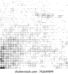Abstract black and white grunge background vector