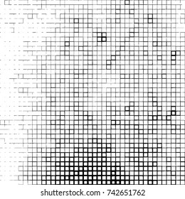 Abstract black and white grunge background vector