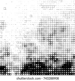 Abstract black and white grunge background vector