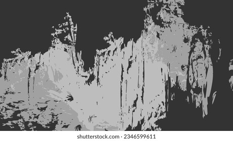 Abstract Black White Grunge Horror Design Background