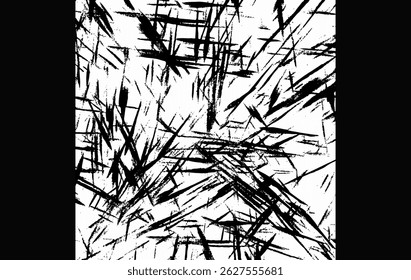 Abstrakte schwarz-weiße Grunge-Scratch-Textur