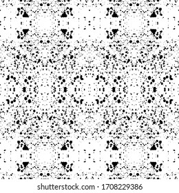 Abstract black and white grunge texture background set with organic ink patterns and rough noise effects. Suitable for posters, overlays, prints, branding, packaging, web backgrounds, and creative graphic design projects.