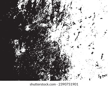 An abstract black and white grunge texture creates a distressed background effect.