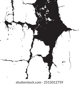 Abstract Black and White Grunge Texture