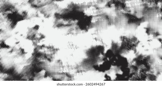 Abstract black and white grunge texture background. Scratched, worn surface with vintage distressed effect. Old wall or cracked texture concept eps10.