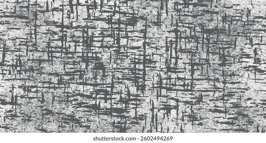 Abstract black and white grunge texture background. Scratched, worn surface with vintage distressed effect. Old wall or cracked texture concept eps10.