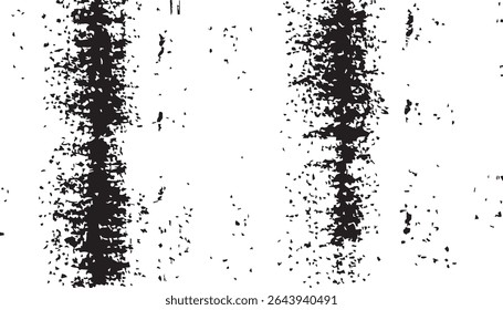 Abstract Black and White Grunge Texture Featuring Horizontal Distressed Lines. Distressed texture. Monochrome texture. 