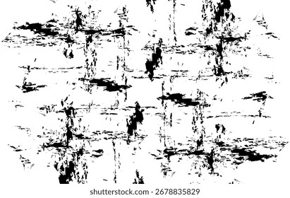 Abstractas textura grunge en blanco y negro con líneas angustiadas y pinceladas, ideal para fondos, pósters, portadas de álbumes y proyectos de arte digital.