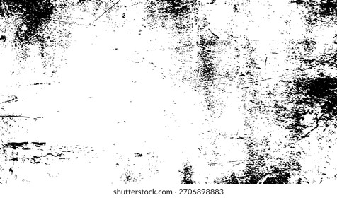 Fondo Abstractas de la textura del grunge en blanco y negro con la superposición angustiada pesada y el Vector del ruido