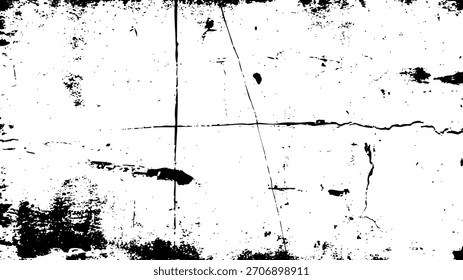 Abstractas superposición de textura grunge en blanco y negro con efecto de superposición desgastado y Vector superficial áspero