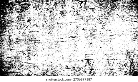 Abstractas fondo de superposición de textura de grunge en blanco y negro con Vector de efecto de superficie desgastado y desgastado