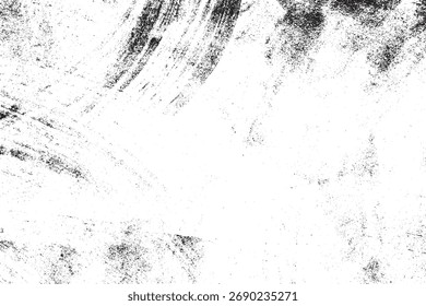 Abstract Black White Grunge Vector Texture Overlay