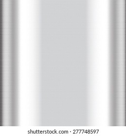 Abstract black and white halftone background.