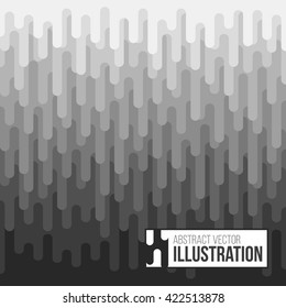 Abstract  black and white halftone background. Vector pattern with vertical spot. Monochrome stripe design. Flat vector illustration.