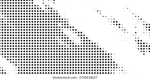 Plano de fundo abstrato de meio-tom preto e branco com padrão diagonal dinâmico. Design moderno e criativo na moda em ilustração vetorial