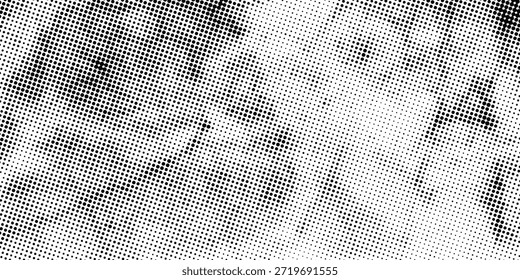 Abstract black and white halftone dots texture background with organic pattern and high contrast, ideal for graphic design projects.

Monochrome halftone dot ba