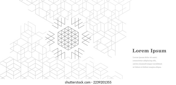 abstract black white hexagon, ai artificial intelligence, geometric texture background, scientific technology, futuristic concept