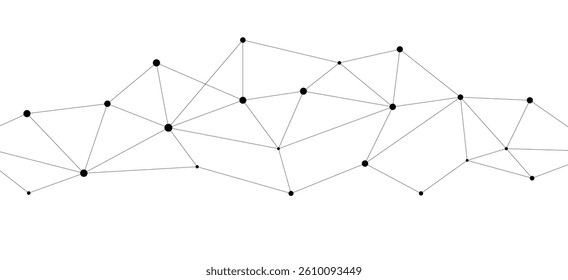 abstract black white hexagon. geometric polygon texture background. scientific technology. network concept.