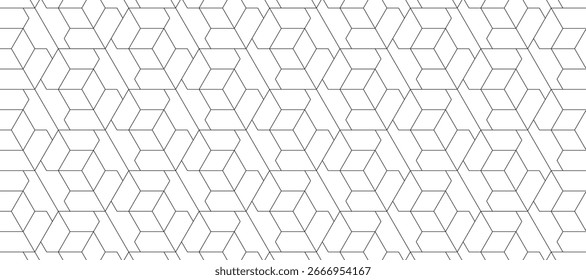 abstraktes schwarz-weißes Sechseck. geometrischer Polygontexturhintergrund. Konstruktionsmuster. architektonisches Konzept.