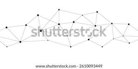 abstract black white hexagon. geometric polygon texture background. scientific technology. network concept.