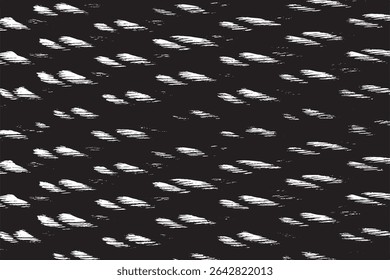 Abstract Black and White Horizontal Brush Stroke Pattern