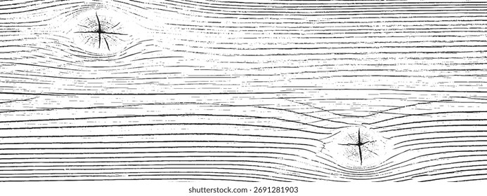 Patrón Abstractas de líneas Horizontales en blanco y negro con textura afligida
