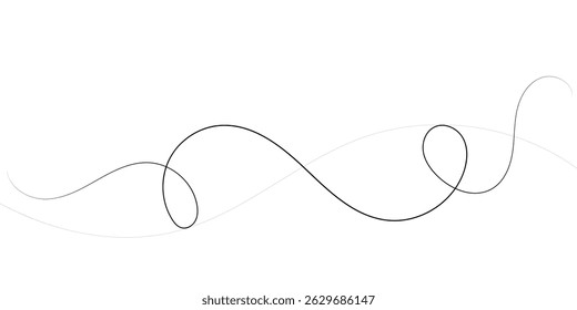 Abstract black and white line art background with flowing curves
This elegant abstract background features flowing, overlapping lines in black and a faint grey white overlay.
