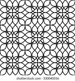 Abstract black and white line pattern