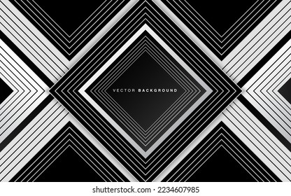 abstract black and white line style background
