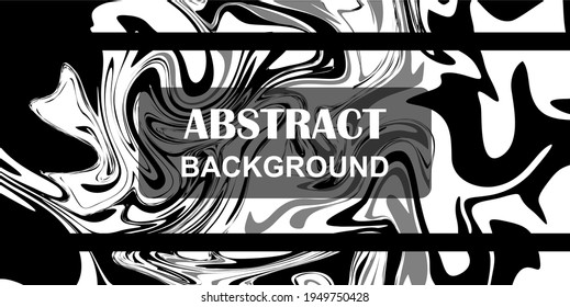 Abstract Black white liquid background. vector ilustration for background your all business. 