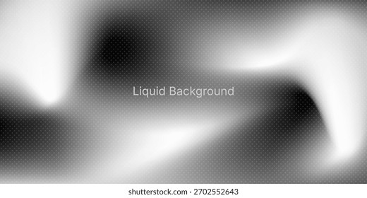 abstrakter schwarz-weißer flüssiger Hintergrund